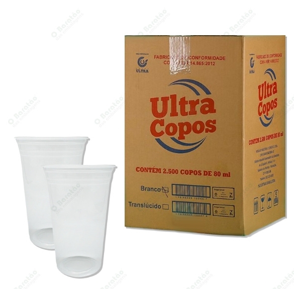 COPO 500ML PS TRANSP ULTRA