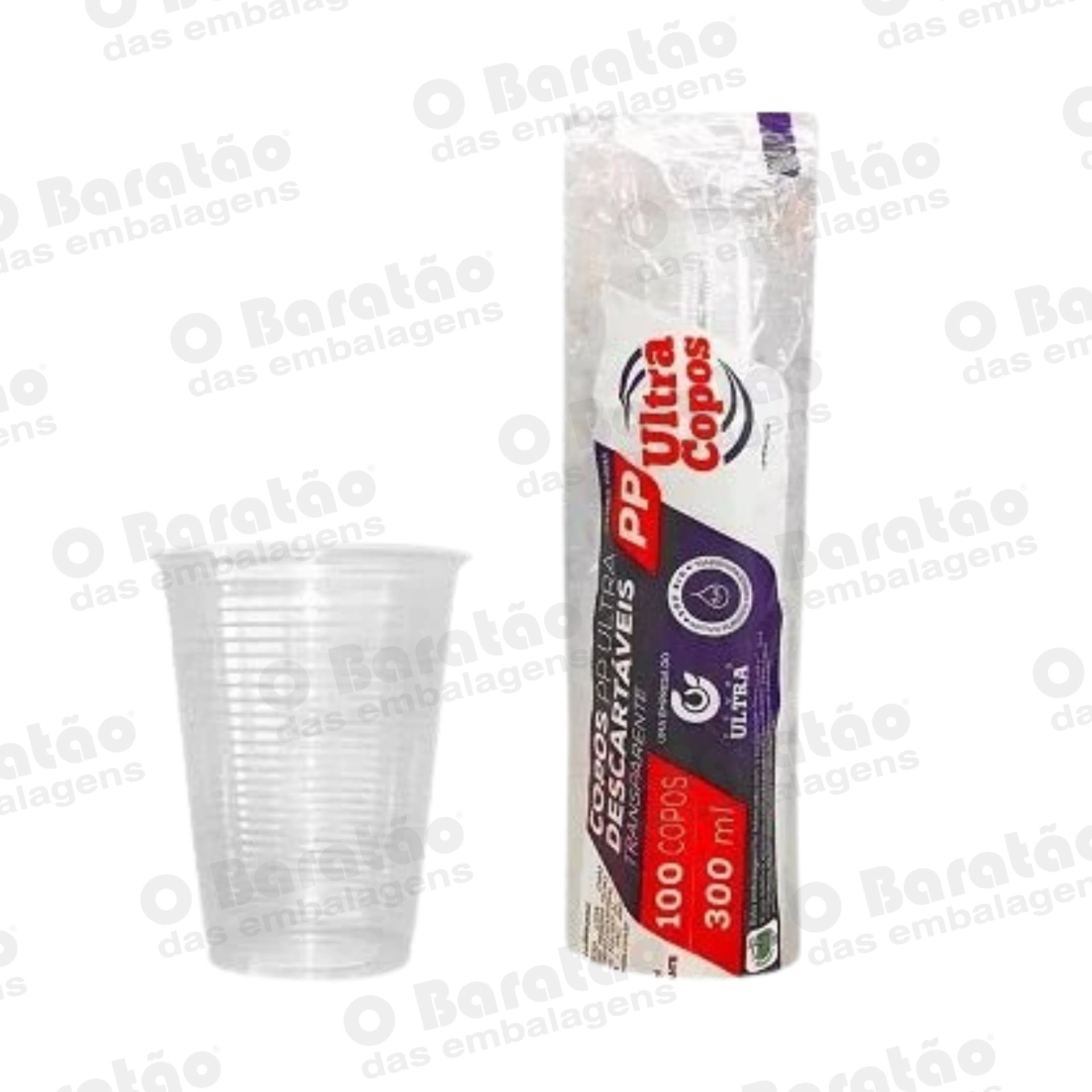 COPO 300ML PP TRANSP ULTRA