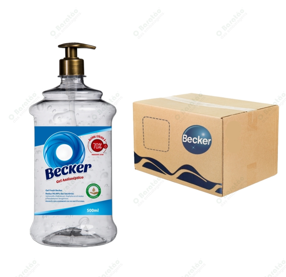 ALCOOL GEL FRESH 500ML BECKER