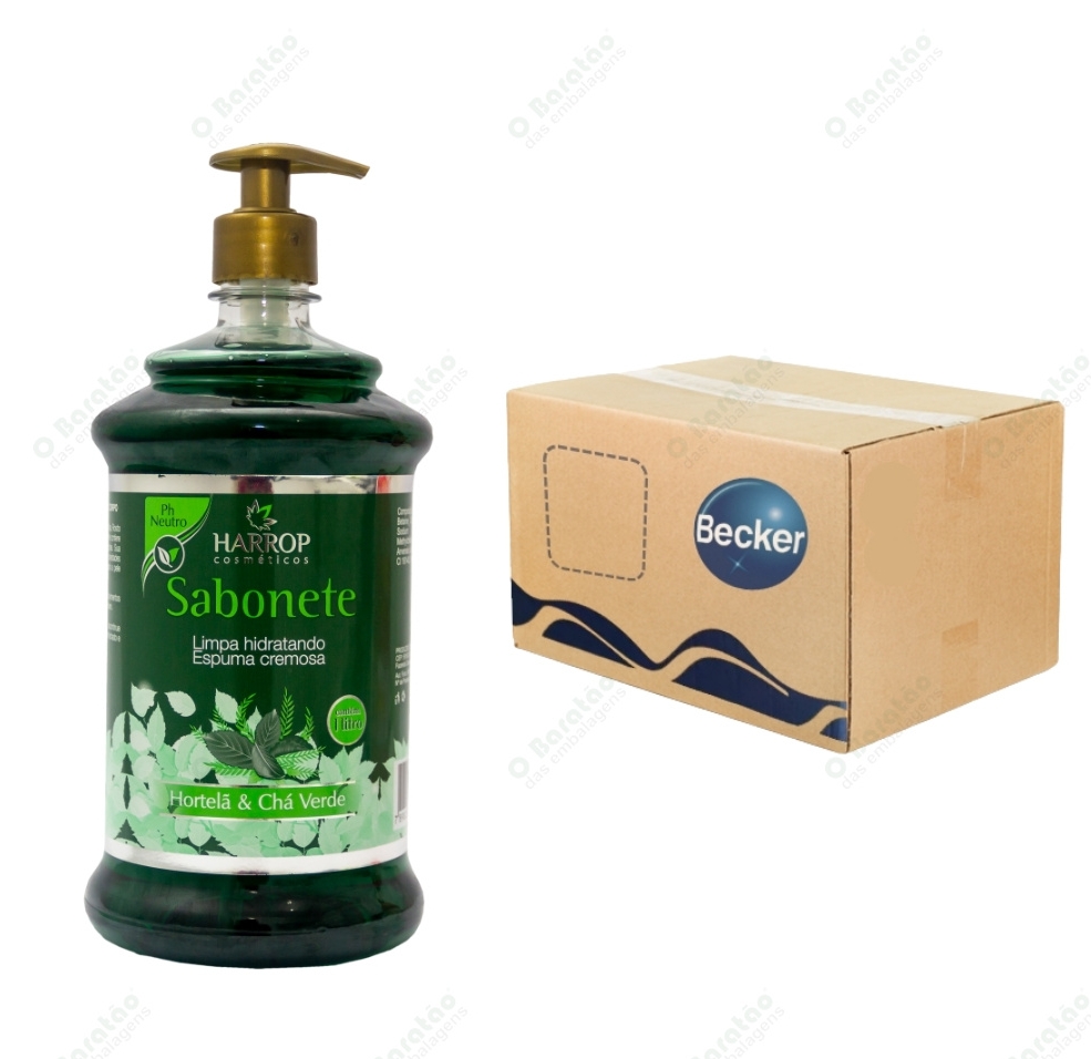 SABONETE HORTELA & CHA VERDE 01LT BECKER