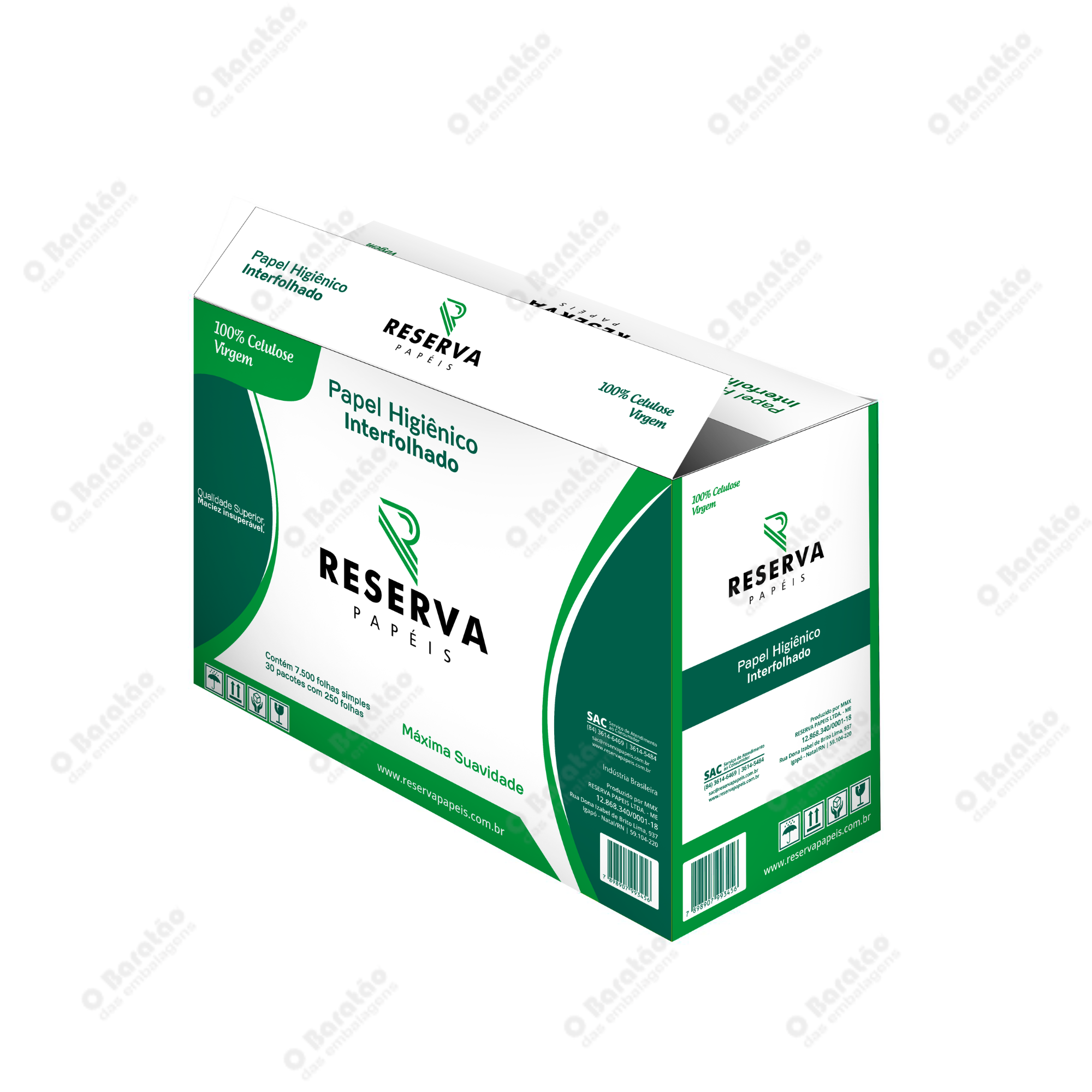 PAPEL HIG / GUARD 10X20 CAI CAI SLIM