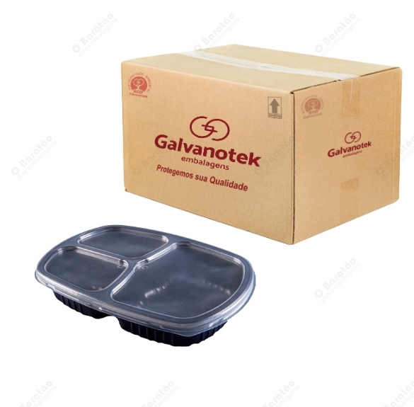 BANDEJA REFEICAO 3 DIV. G 331 GALVANOTEK