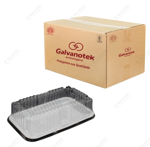 EMBALAGEM MINI TORTA G 62 MM PRETA GALV