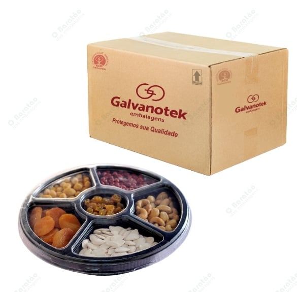BANDEJA C/ DIVISORIAS PRETA G 550 GALVAN