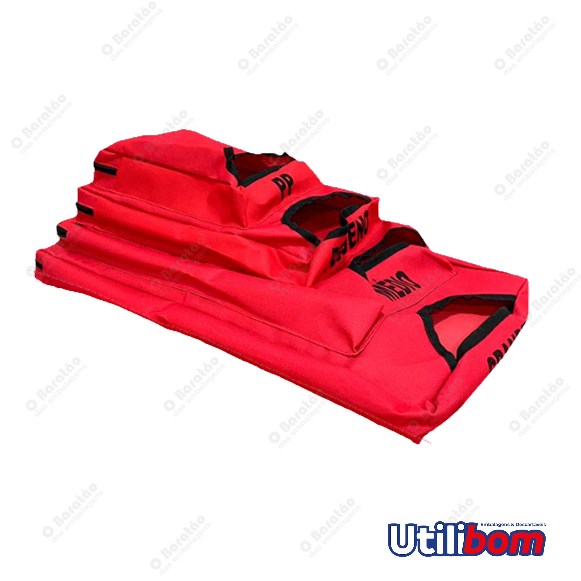 PORTA SACOLA VERMELHO UTILIBOM
