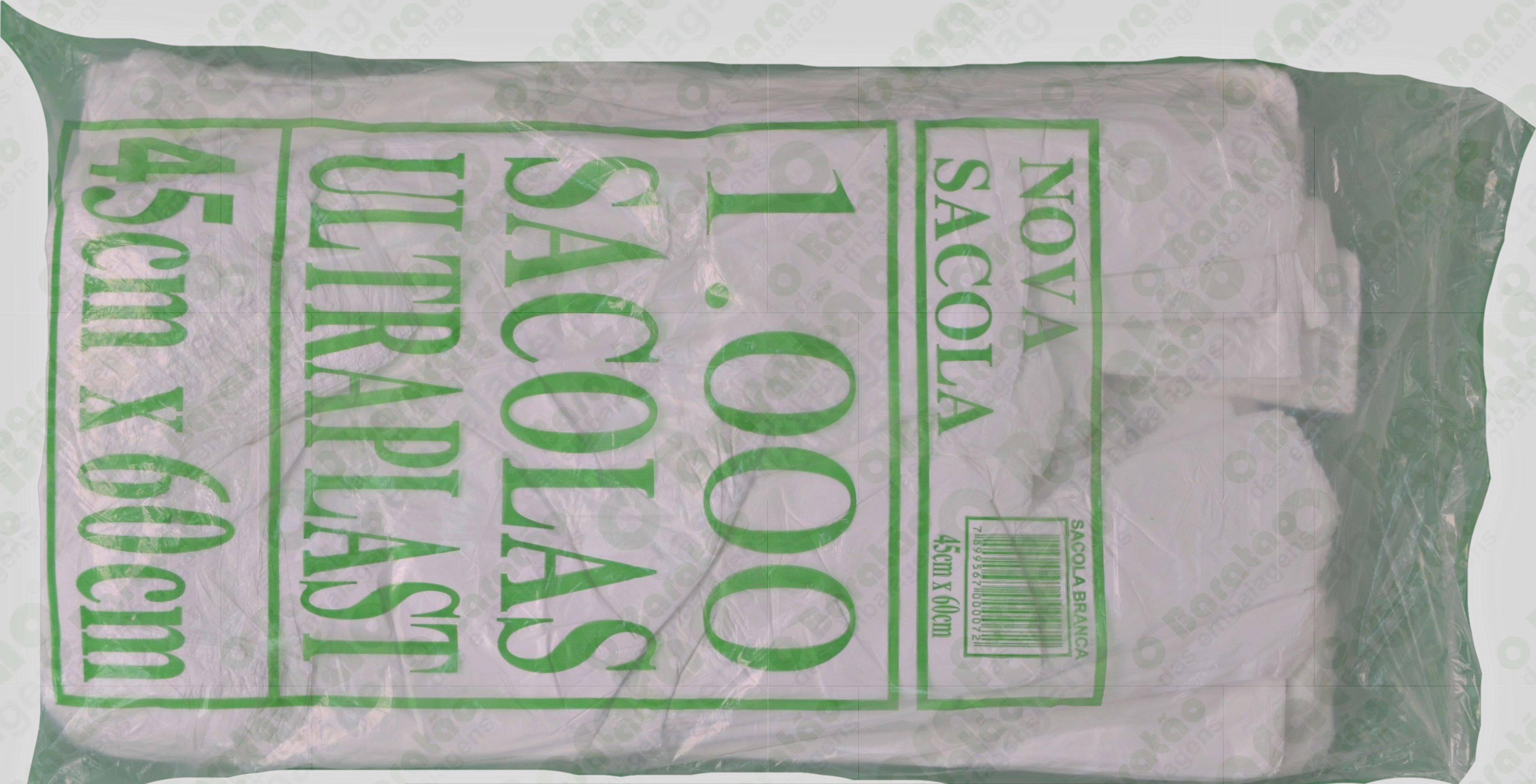 SACOLA G MIL BCA 45X60 ULTRAPLAST