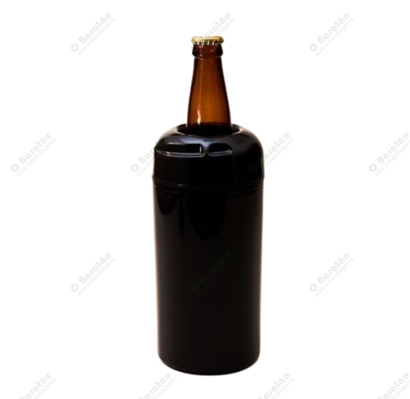 PORTA GARRAFA 600ML BLACK ICEPACK