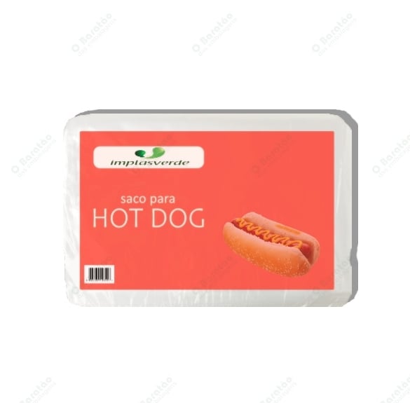 SACO HOT DOG 20X11 IMPLASVERDE