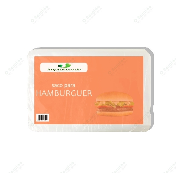 SACO HAMBURGER 18X18 IMPLASVERDE