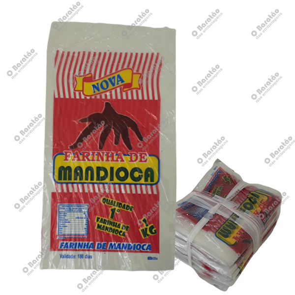 SACO 1KG FARINHA PEBD IMPRESSO