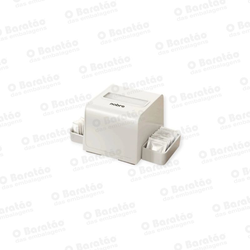 PORTA GUARDANAPO PORTA SACHE BRANCO BRT