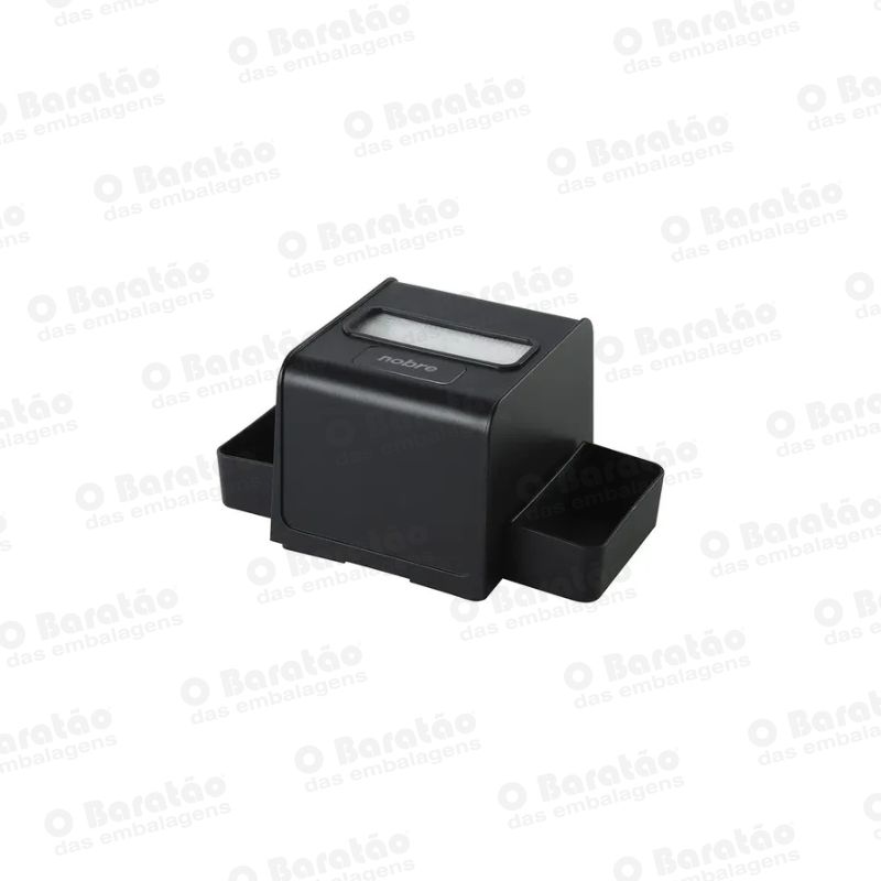 PORTA GUARDANAPO PORTA SACHE PRETO BRT