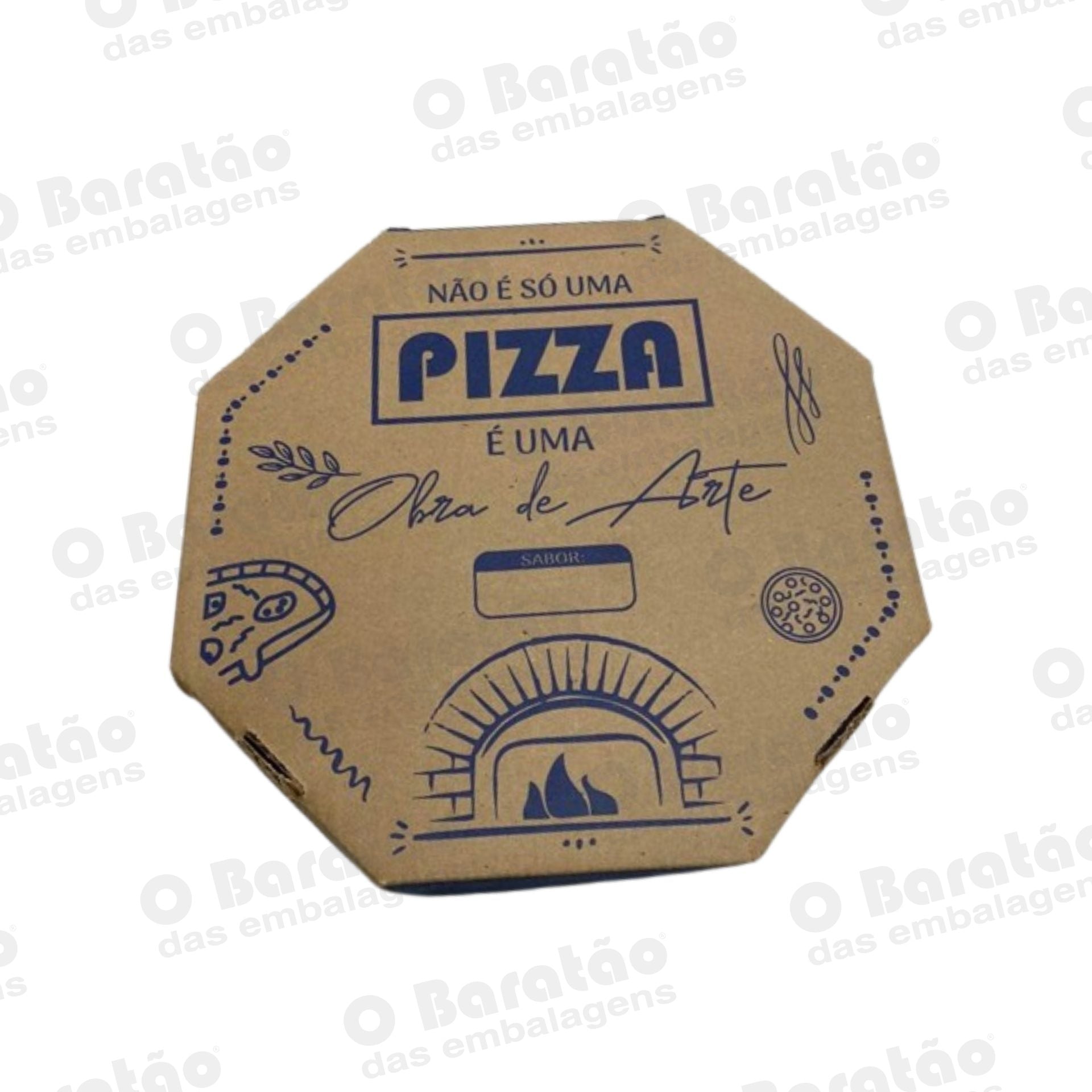 CAIXA PIZZA IMPRESSA N. 25 COBAP