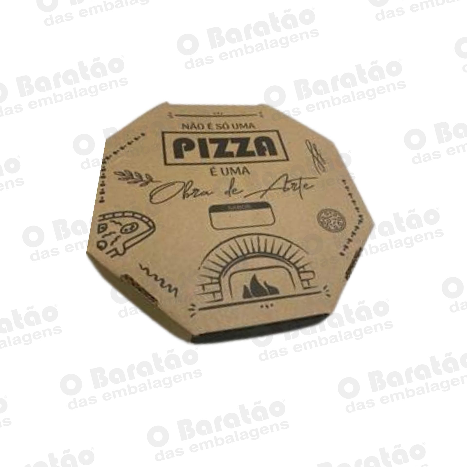 CAIXA PIZZA IMPRESSA N. 35 COBAP