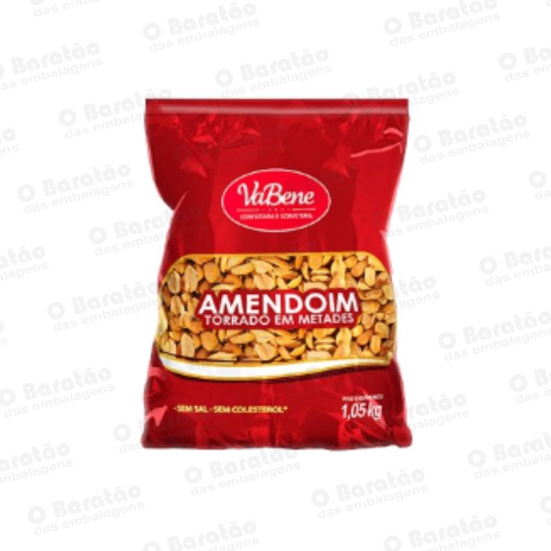 AMENDOIM TORRADO METADES VABENE 1,05KG