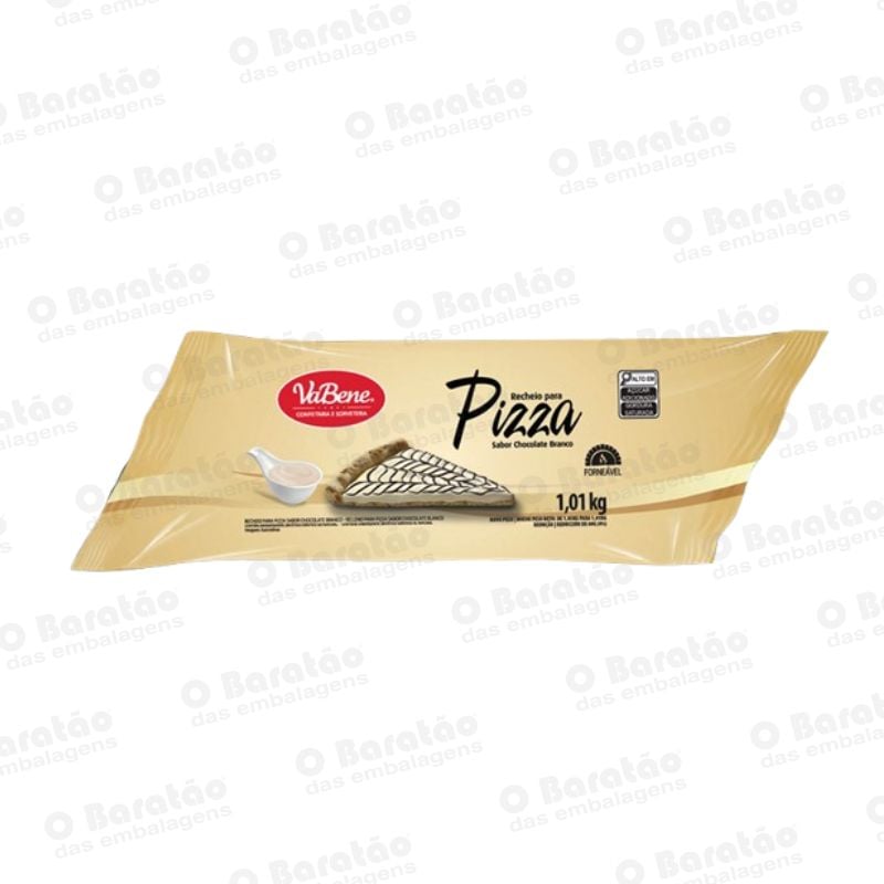 RECHEIO PIZZA CHOC BRANCO VABENE 1,01KG