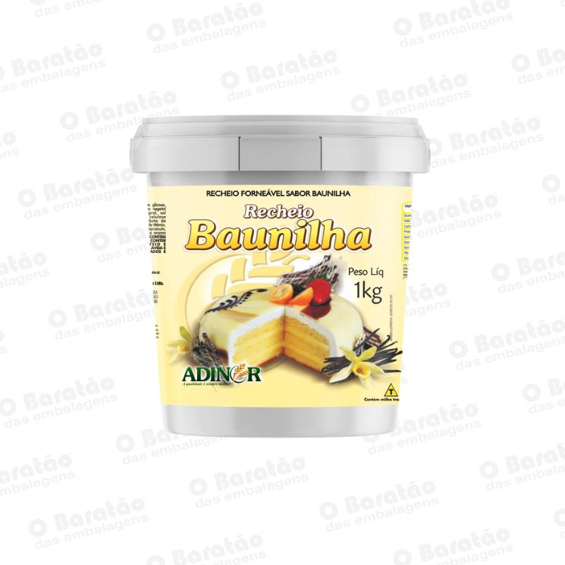 RECHEIO BAUNILHA ADINOR 1KG