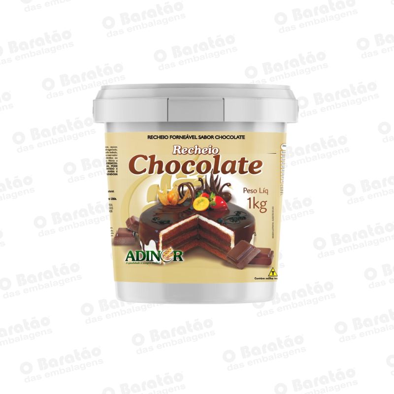 RECHEIO CHOCOLATE  ADINOR 1KG