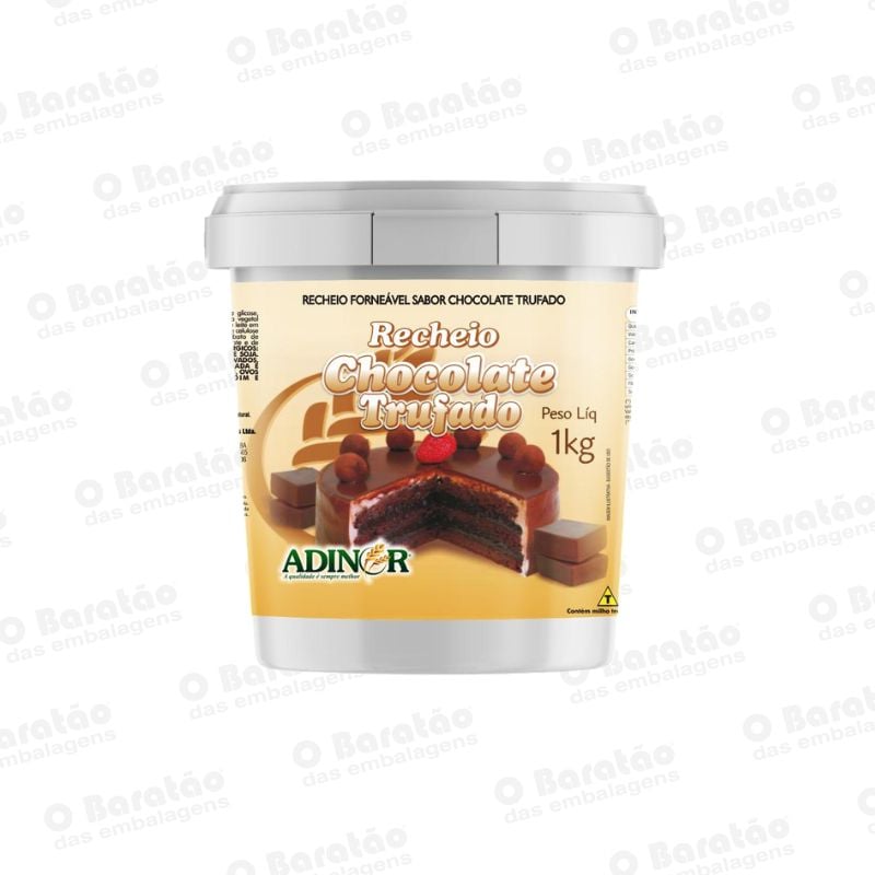 RECHEIO CHOCOLATE TRUFADO ADINOR 1KG