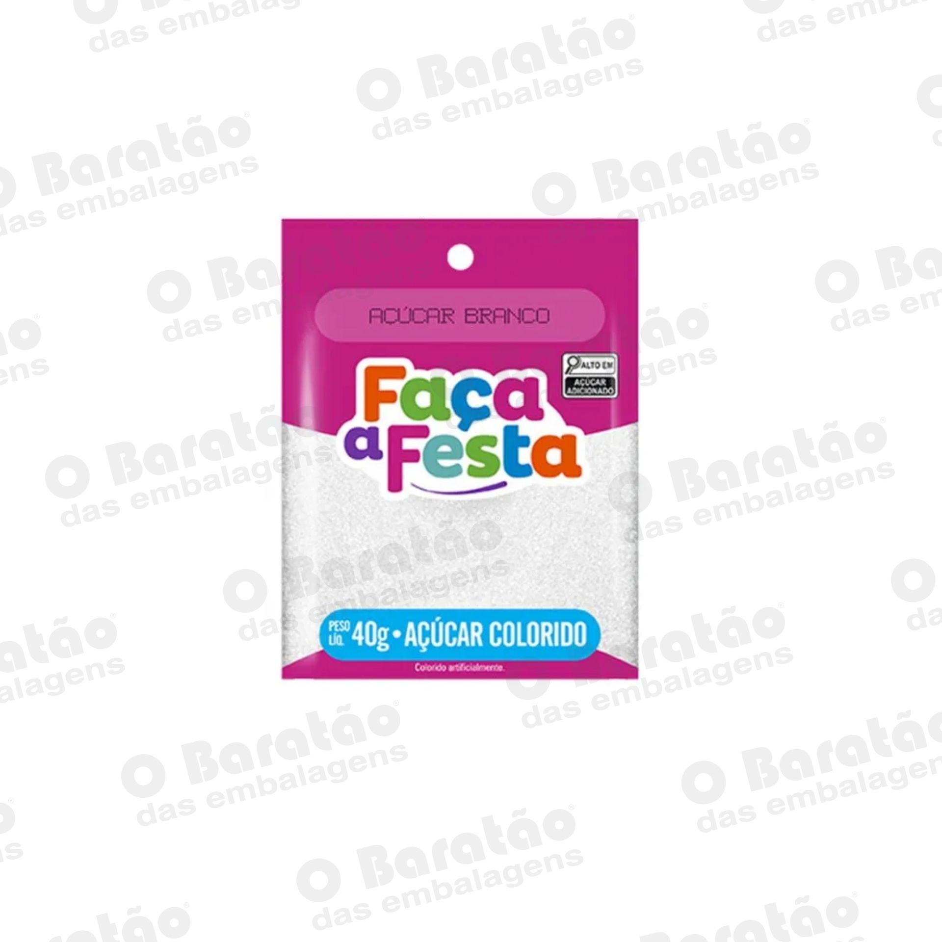 ACUCAR BRANCO SACHE FACA A FESTA 40G