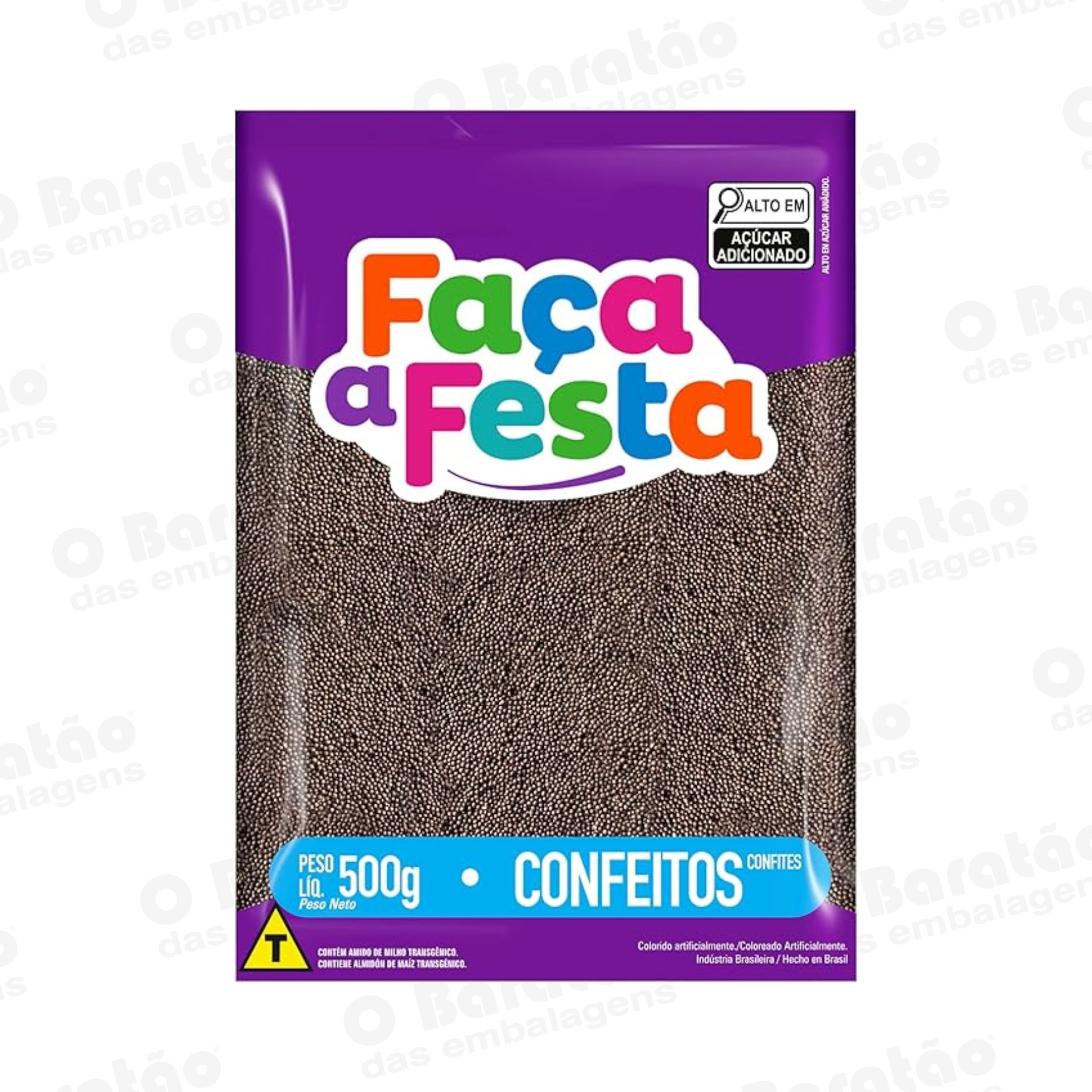 CONFEITO BRIGADEIRO FACA A FESTA 500G