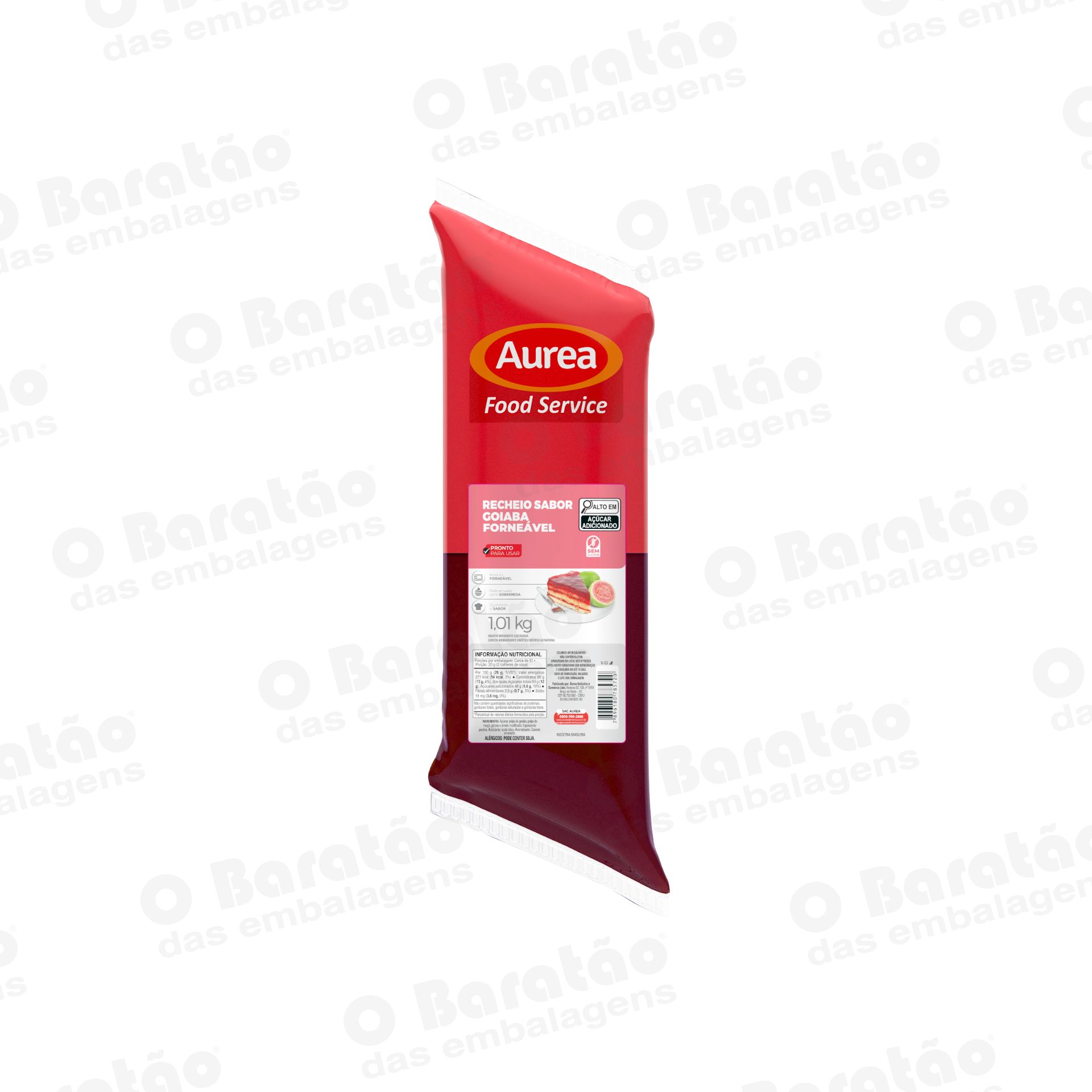 RECHEIO FORNEA SABOR GOIABA AUREA 1,01KG