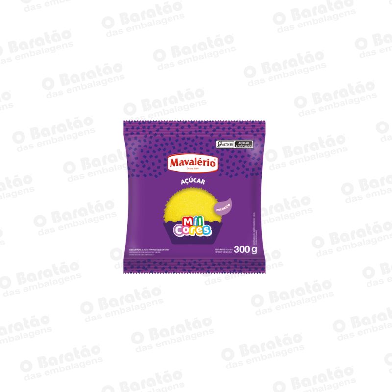 ACUCAR AMARELO SACHE MAVALERIO 300G