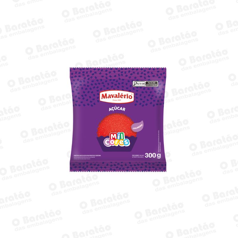 ACUCAR VERMELHO SACHE MAVALERIO 300G