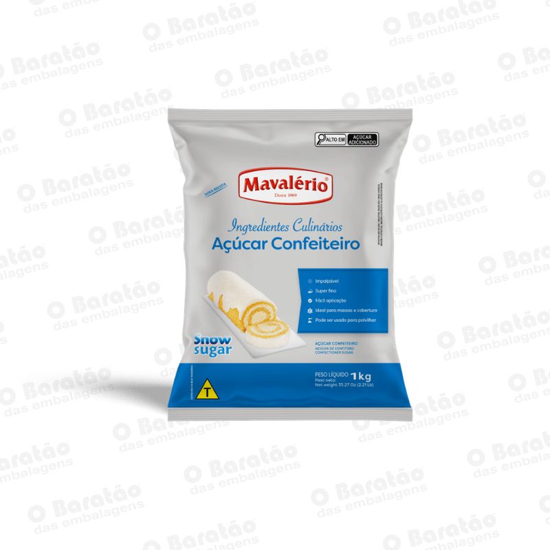 ACUCAR CONFEITEIRO MAVALERIO 1KG