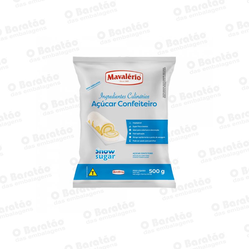 ACUCAR CONFEITEIRO MAVALERIO 500GR
