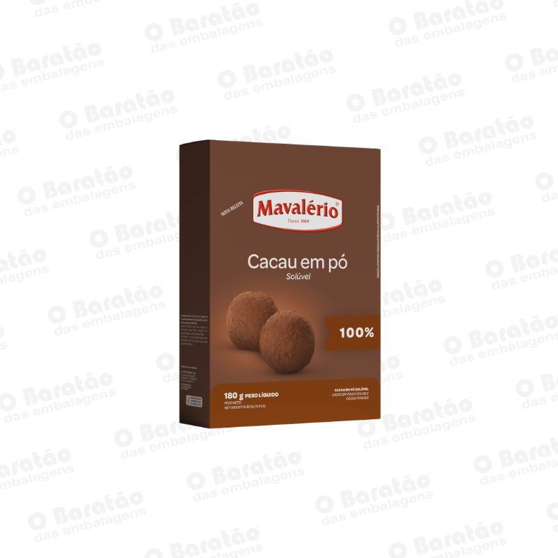 CACAU EM PO 100% MAVALERIO 180G
