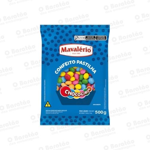 CHOCOGIROS COLORIDO MAVALERIO 500G