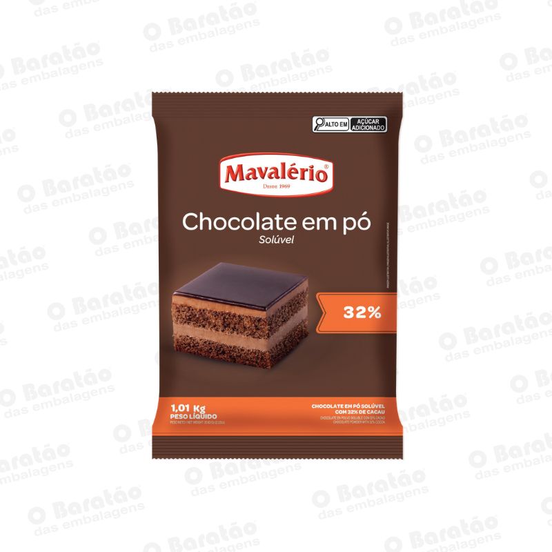 CHOCOLATE EM PO 32% MAVALERIO 1,01KG