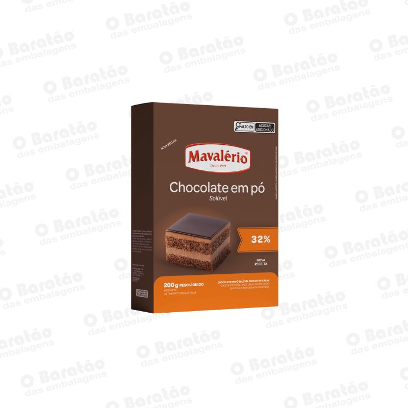 CHOCOLATE EM PO 32% MAVALERIO 200GR
