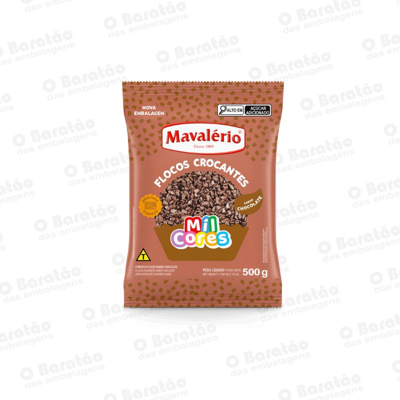 FLOCO CROCANTE CHOCOLATE MAVALERIO 120G