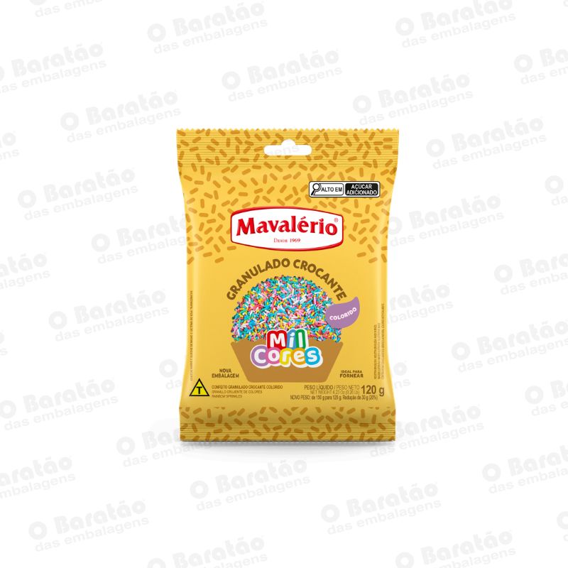 GRANULADO CROC COLORIDO MAVALERIO 500G