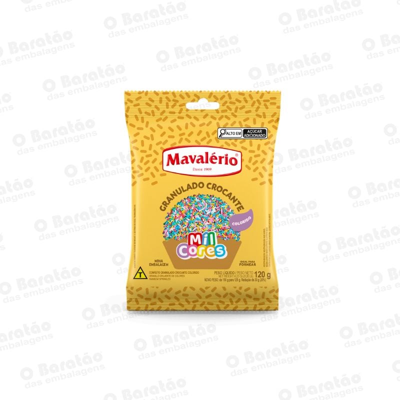 GRANULADO COLORIDO  MAVALERIO 120G