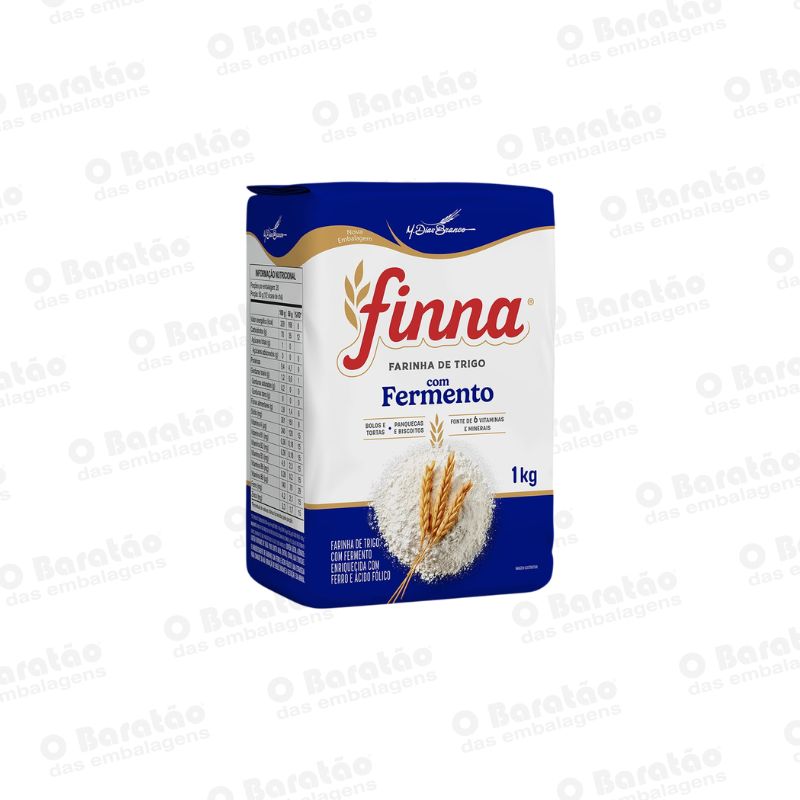FARINHA TRIGO FINNA C/FER PAPEL 1KG