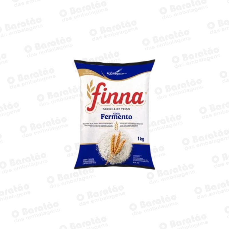 FARINHA TRIGO FINNA C/FER PLAST 1KG