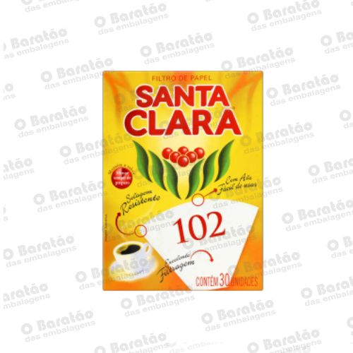 FILTRO PAPEL 102  SANTA CLARA  C/30 UN