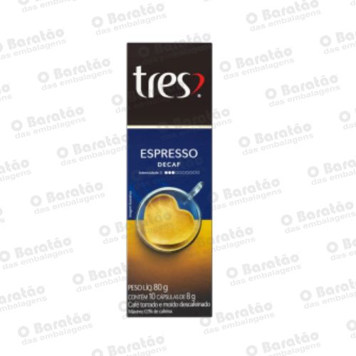 CAPSULA DECAF 3 CORACOES 10X8GR