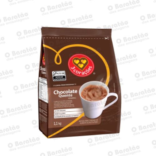 CHOCOLATE QUENTE 3 CORACOES 1,1KG