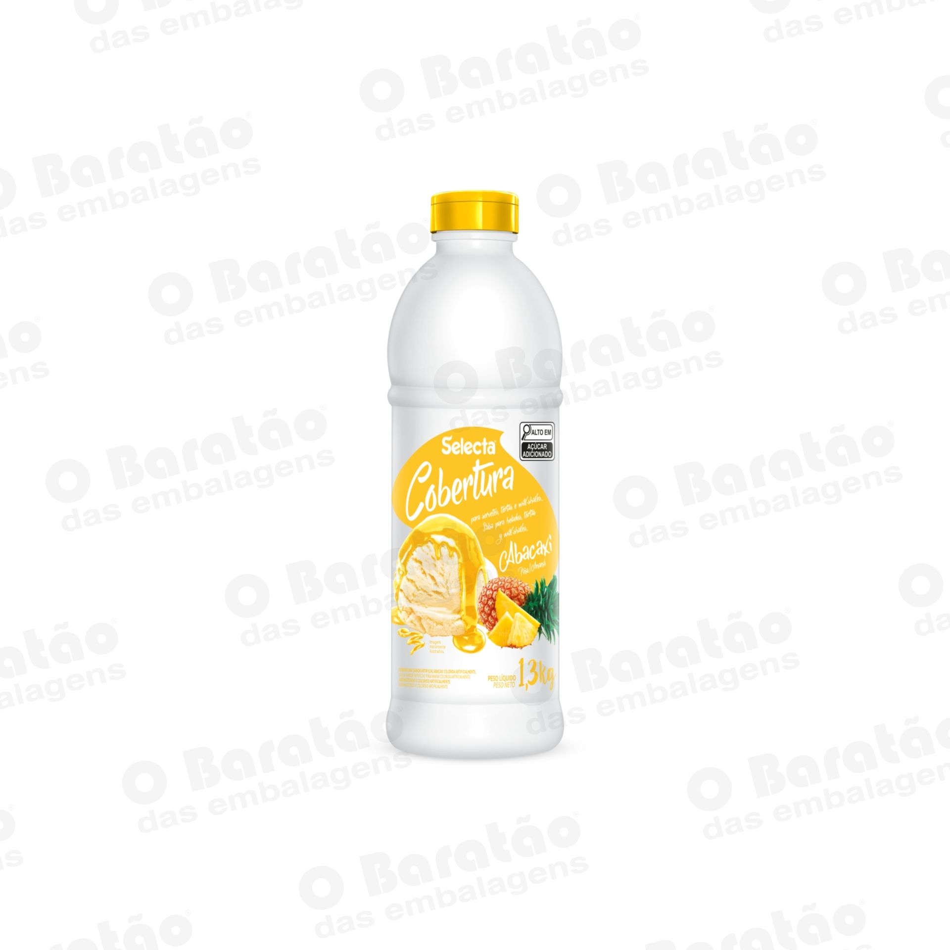 COBERTURA ABACAXI SELECTA 1,300KG