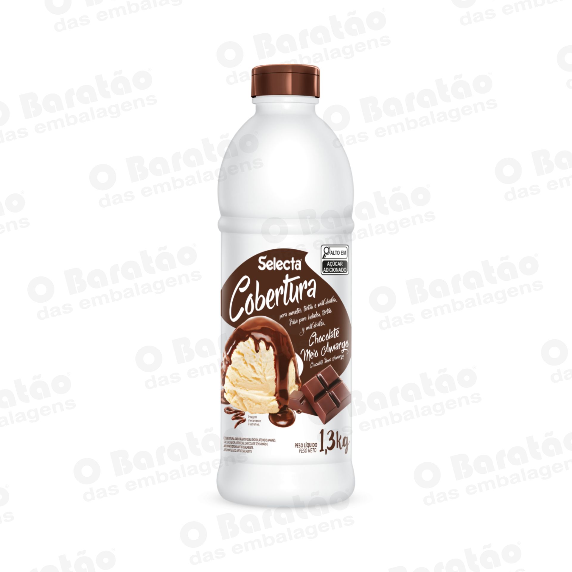 COBERTURA CHOC M/ AMARGO SELECTA 1,300KG