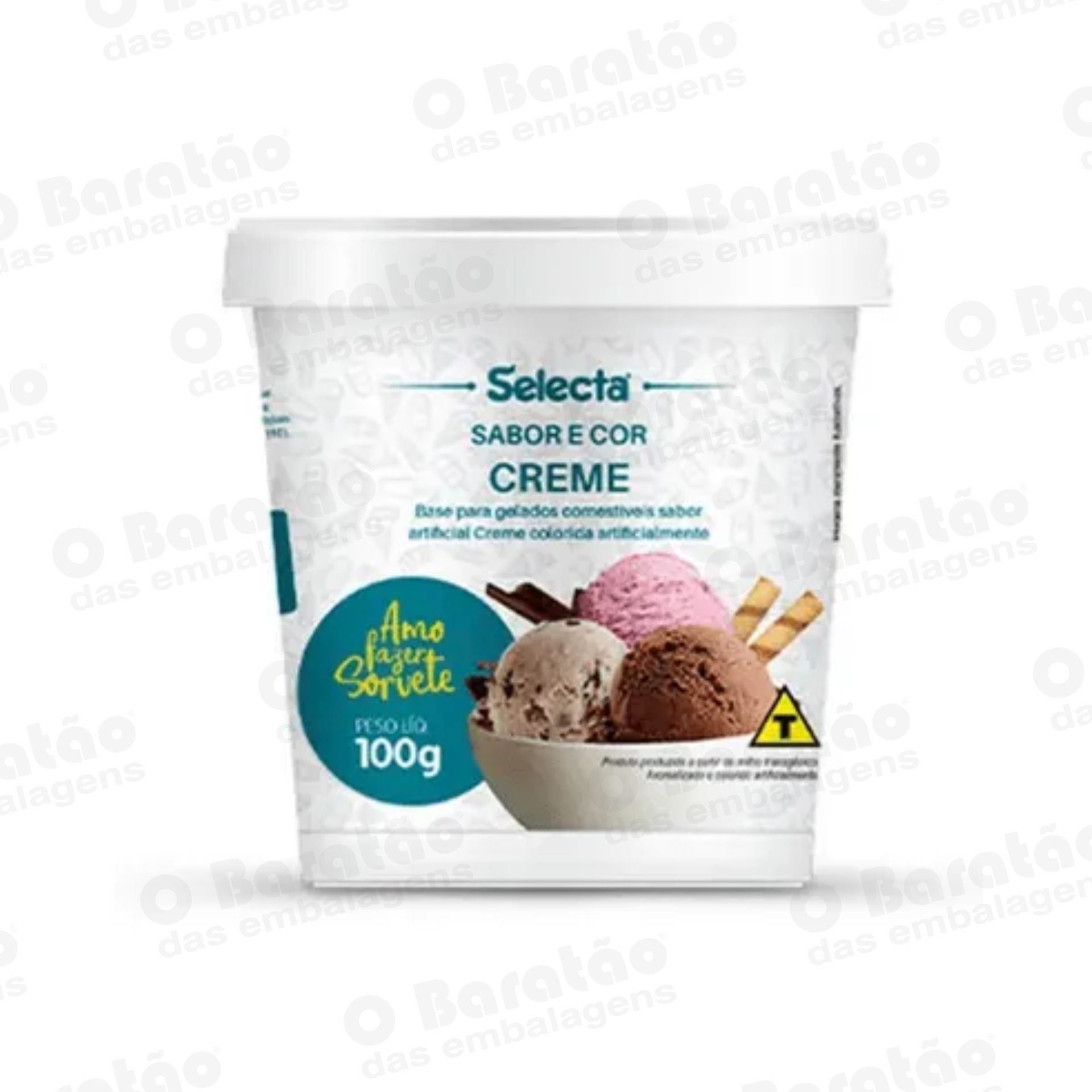 PO PARA GELADO CREME  SELECTA 100GR