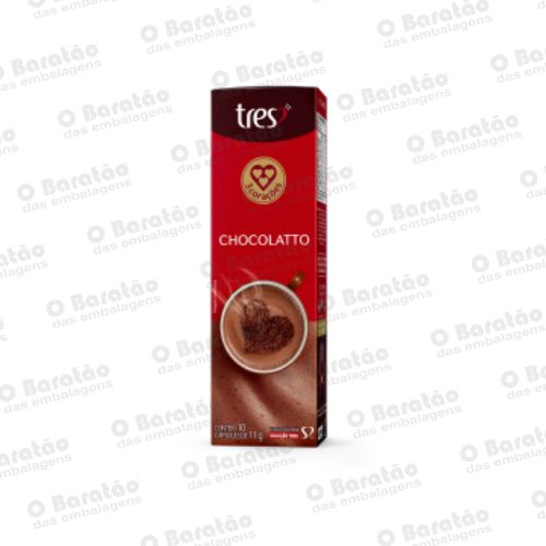 CAPSULA CHOCOLATTO 3 CORACOES 10X11GR