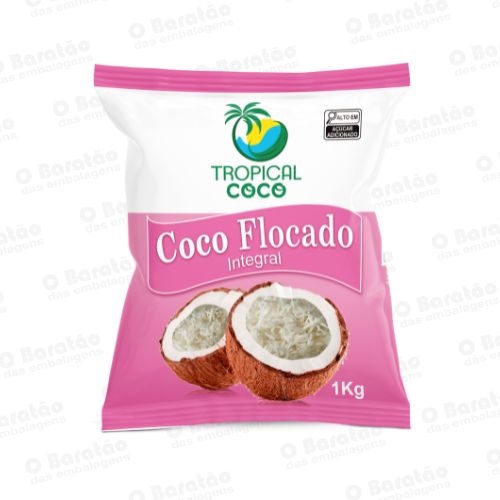 COCO FLOCADO INTEGRAL  TROPICAL COCO 1KG