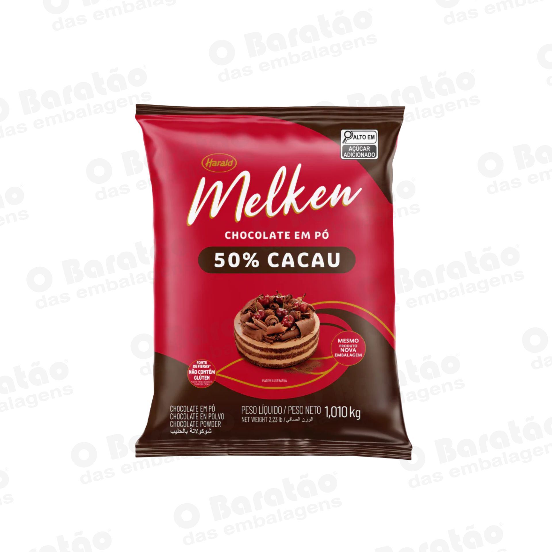 CHOCOLATE EM PO 50% MELKEN 1,010 KG