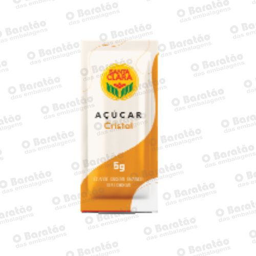 ACUCAR SACHE CRISTAL SANTA CLARA 400X5G