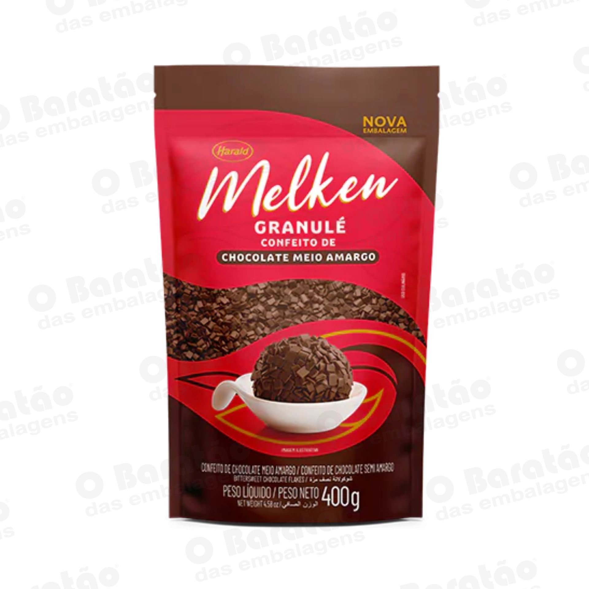 GRANULE MEIO AMARGO 400 G MELKEN